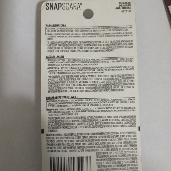 MAYBELLINE SNAPSCARA EASY ON/EASY OFF MASCARA. - Picture 4 of 4